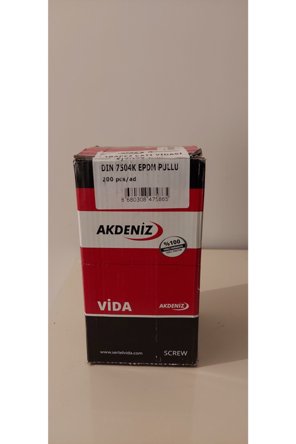 Trapez Çatı Vidası 5,5×60 Mm 200 Adet