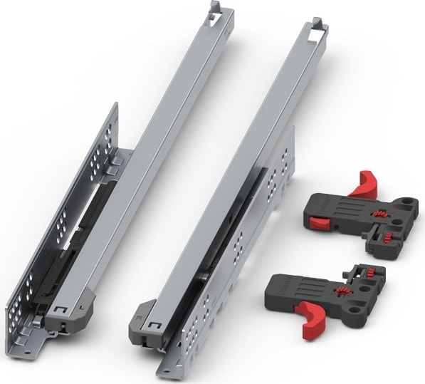 Ultimade Frenli Kısmi Açılım 450 mm Mandallı Çekmece Rayı