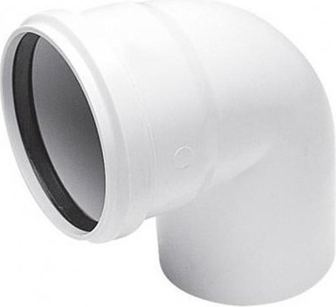 Pvc Kapalı Dirsek 100X87°