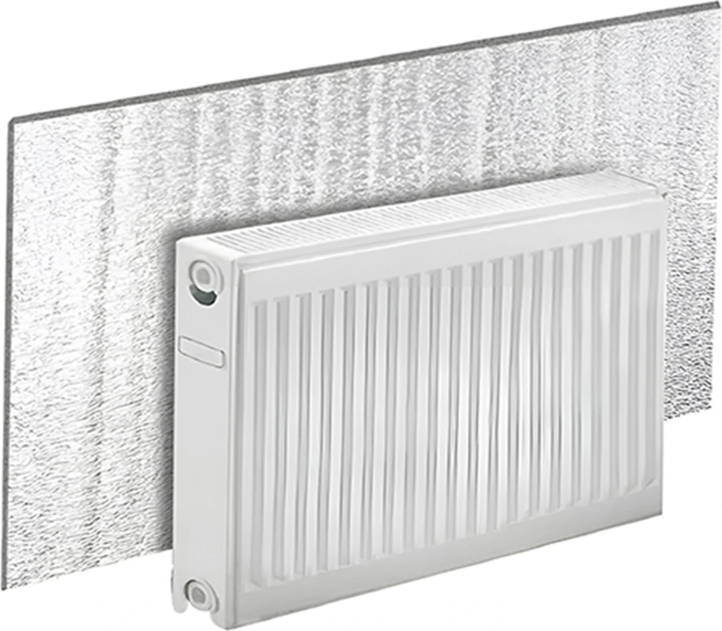 Trendbuy 10MM 1 Adet Isı Yalıtımı Elektrik & Doğalgaz Tasarrufu Kalörifer Petek Arkası Izolasyonu Levhası Yansıtıcı Metalize Alüminyum Yüzey Flexible Özellikte Rulo Şeklini Alabilen Plaka