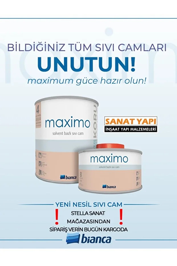 Maximo Sıvı Cam Vernikten 4 Kat Daha Koruyucu