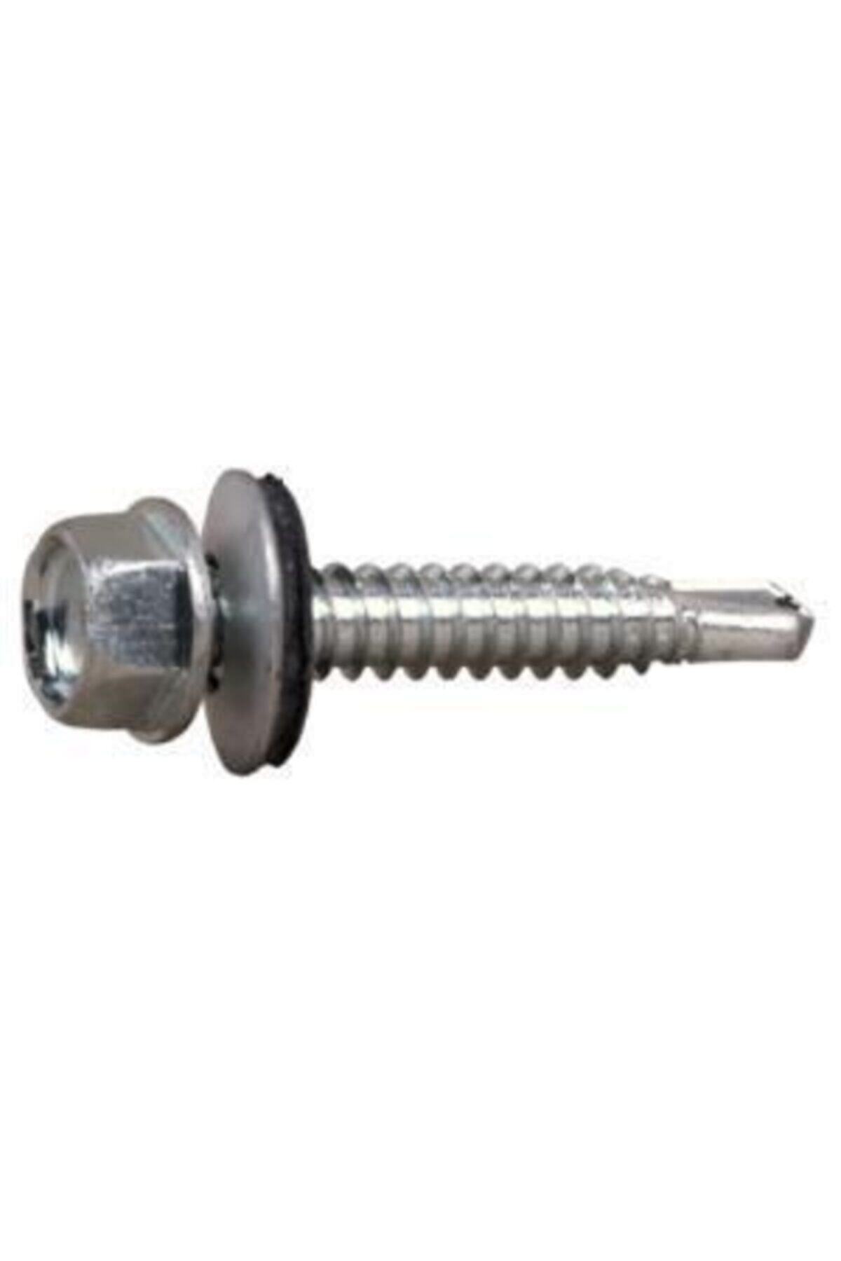 5,5x38mm-Çatı Vidası-Matkap Uçlu-Trapez Sac Vidası-Akıllı Vida (Pk./Ad.:100Adet)