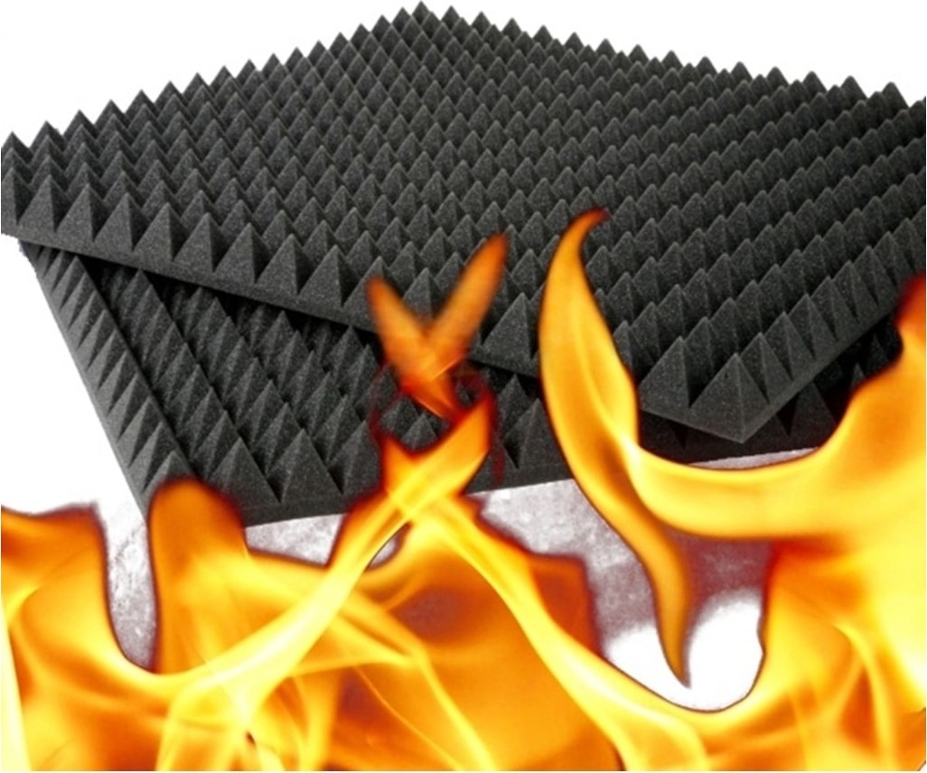 Yanmaz Akustik Ses Yalıtımı Piramit Sünger Ebat 48X48 (4cm)