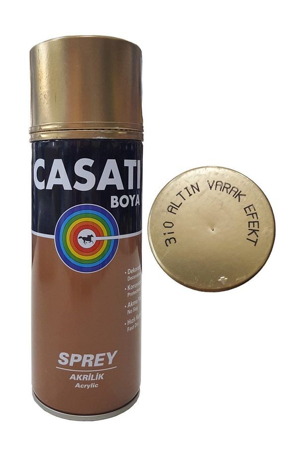 Akrilik Sprey Boya Altın Varak Efekt 400 Ml