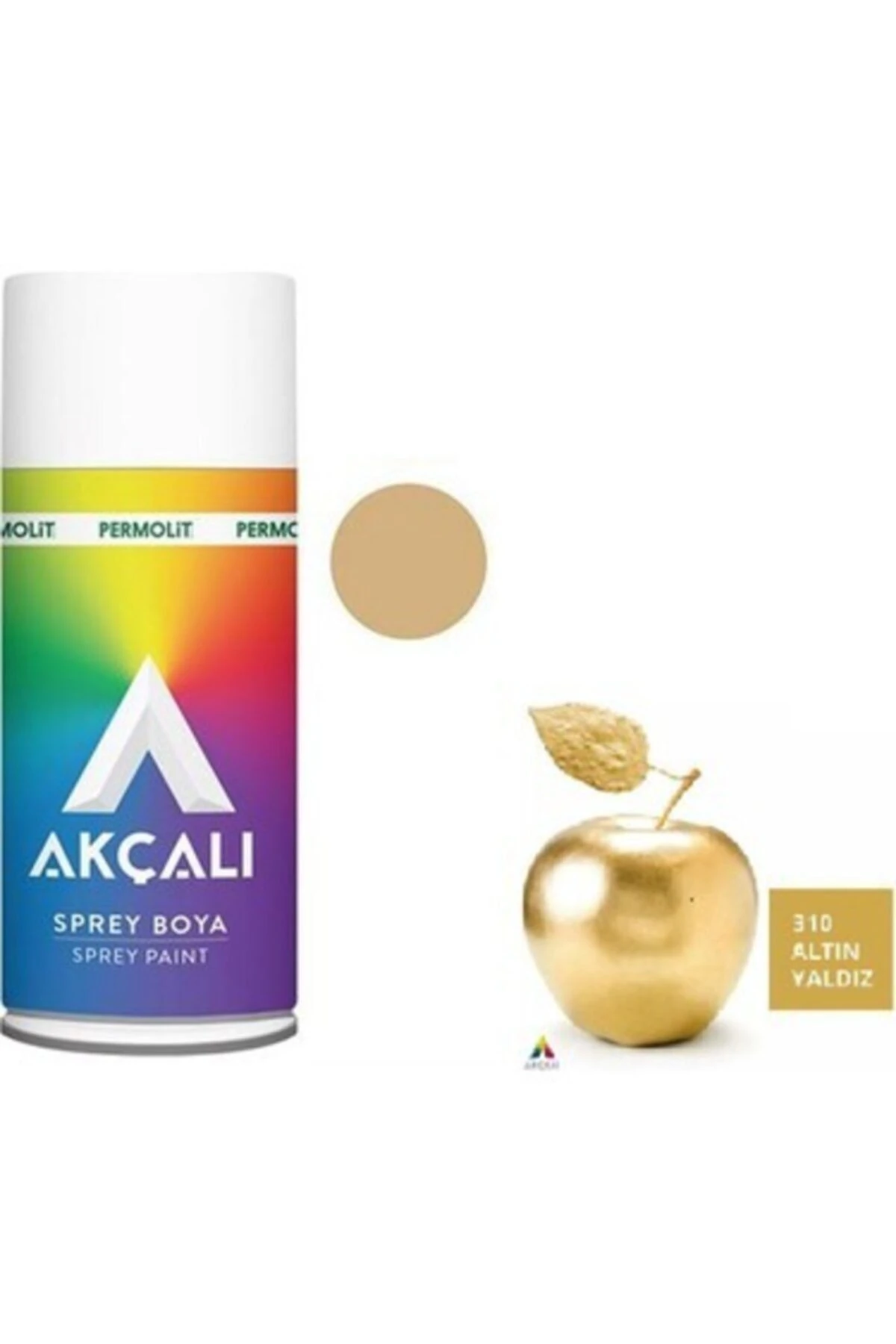 Altın Yaldız Sprey Boya 400ml Altın Efekt