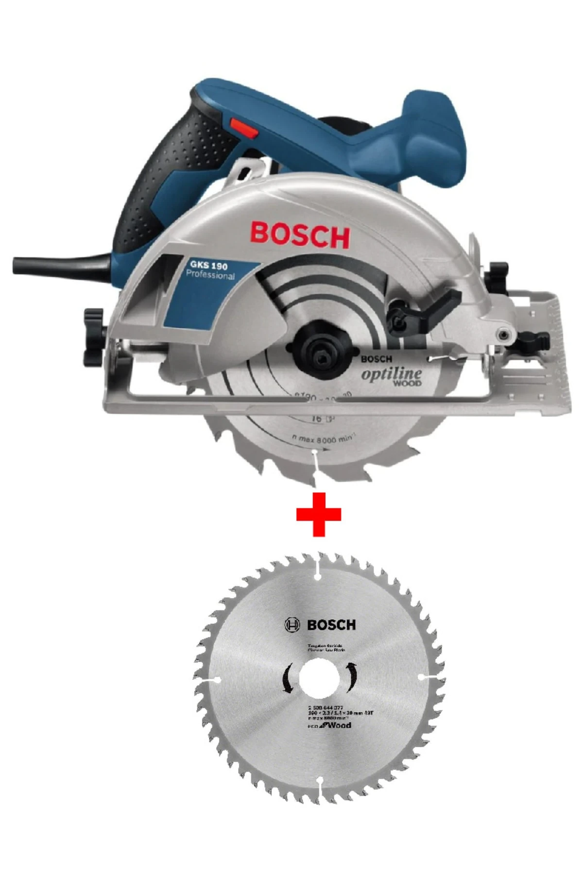 Gks 190 Daire Testere 1400 W 190 Mm + Ahşap Sunta Daire Testere Bıçağı 190x2,2/1,4x30 48 Diş