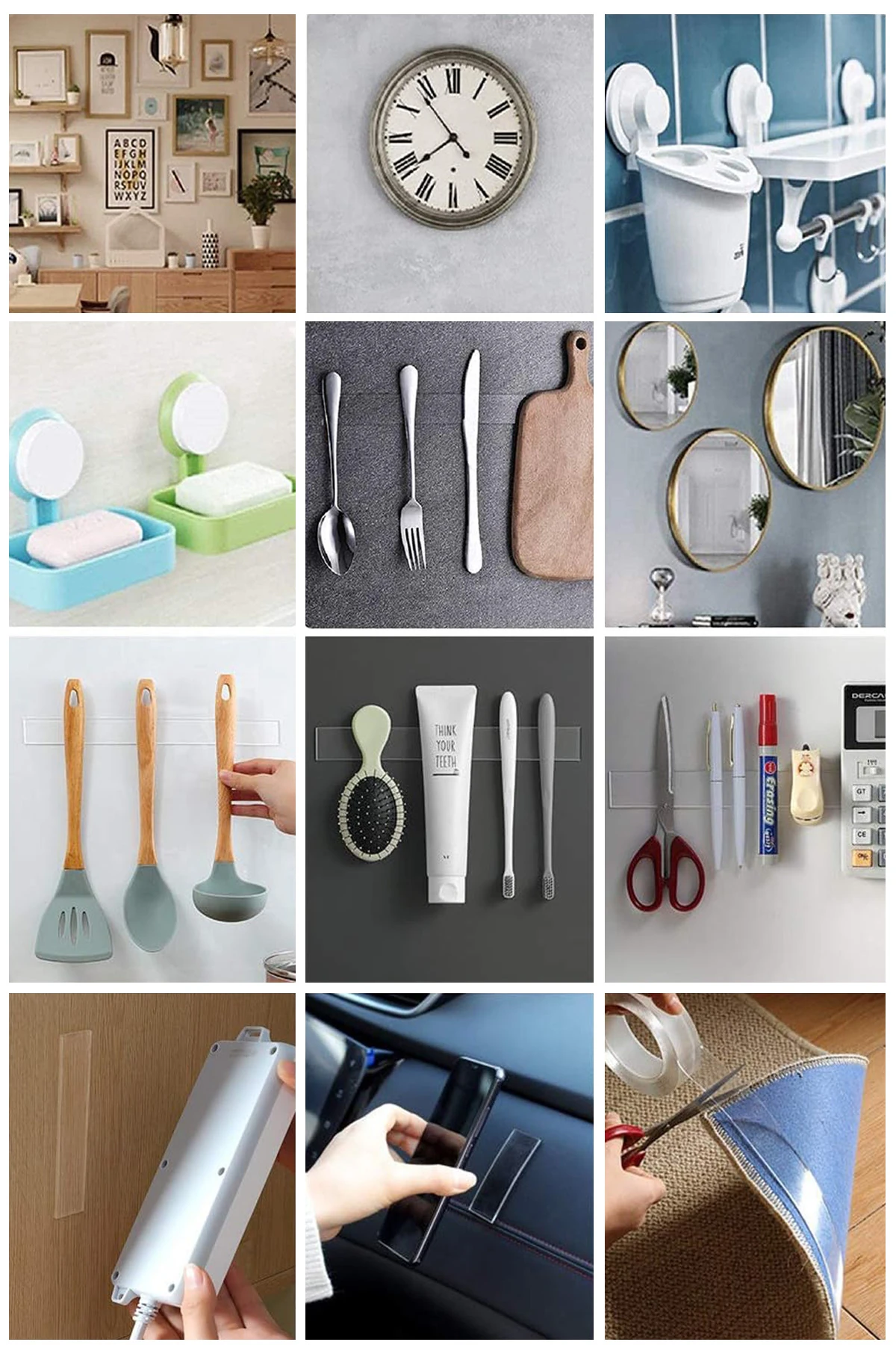 Duvara Tablo Albüm Obje Dekor Asmak Için Iz Bırakmaz Çift Taraflı Nano Bant 3 Mt Güçlü Yapıştırıcı