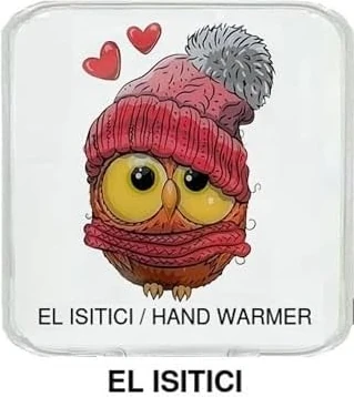 Bereli Baykuş Cep Sobası,el Isıtıcı,sıcak Su Torbası Pvc 10X9,5CM