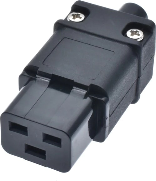 16A 250VAC Iec 320 C 19 Ups Pdu Fişi, Iec C19 Kendin Yap Fişi, Dişi C19 Fiş Konnektör
