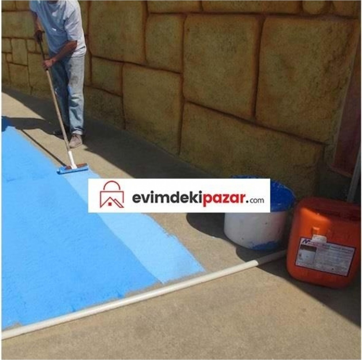 Havuz Boyası 5 kg Mavi