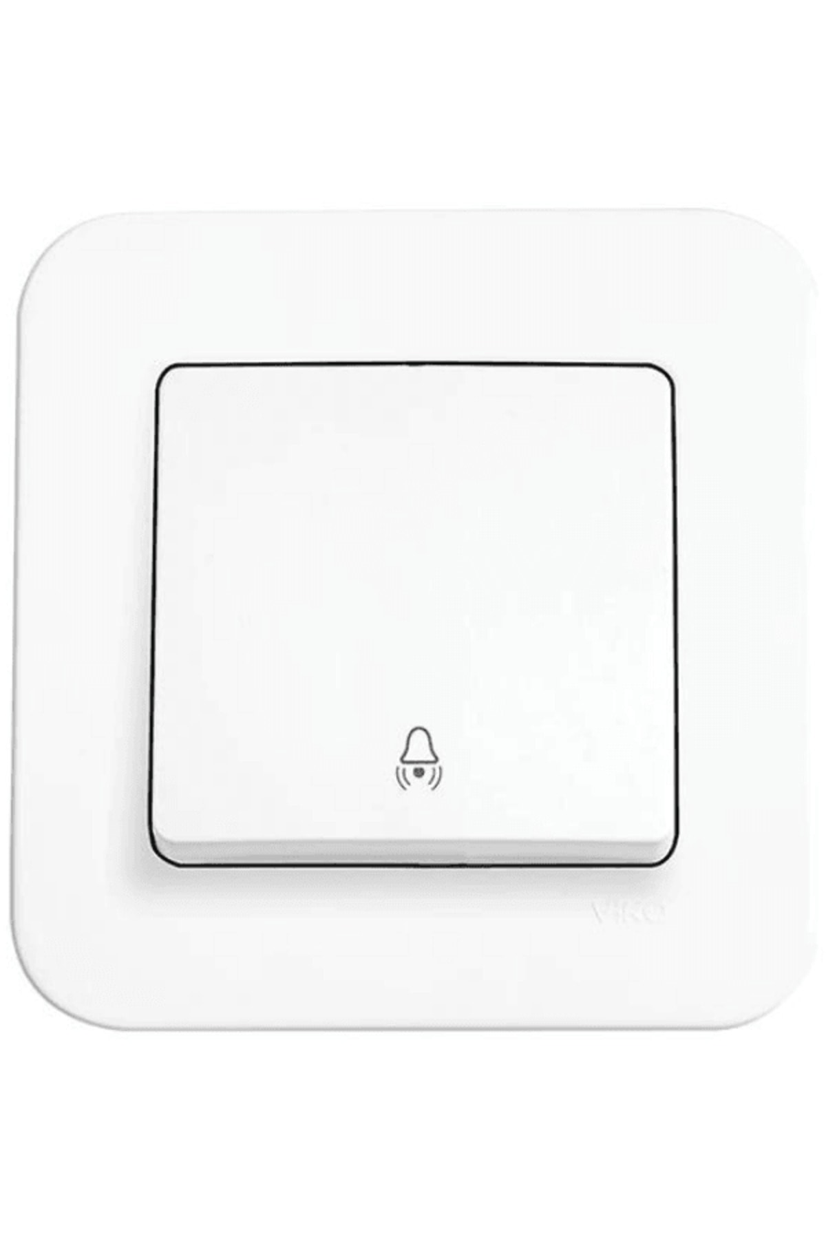 Viko Linnera Zil Anahtarı Beyaz (Çerçeve Dahil) 90440006 (2 Adet)