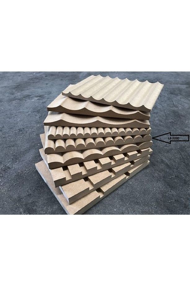 Antalya Yıldız Duvar Lambri Profili Lb 2200 Folyosuz (ham Mdf)