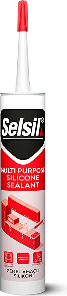 Genel Amaçlı Silikon Antrasit 280 ml