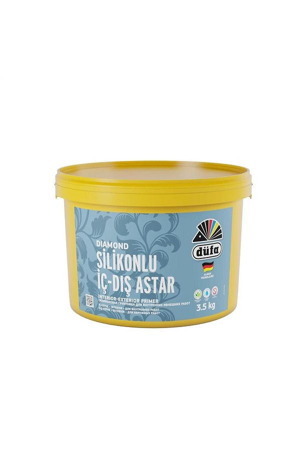 Diamond Silikonlu Iç Cephe Ve Dış Cephe Astar Beyaz 3.5 Kg