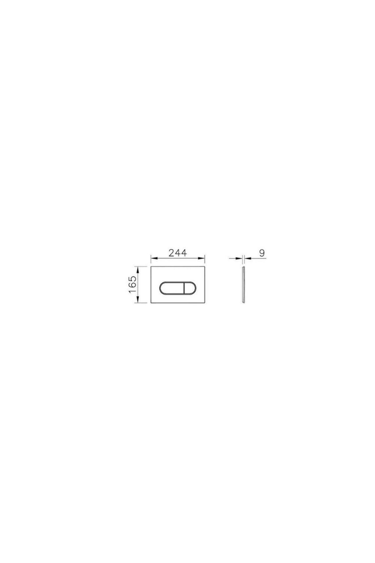 Root Round Kumanda Paneli Fırçalı Altın 740-2225