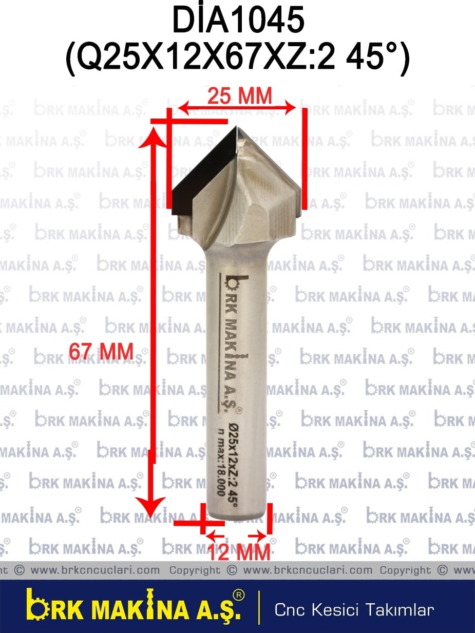 Dia 90 Derece Çap 25 mm