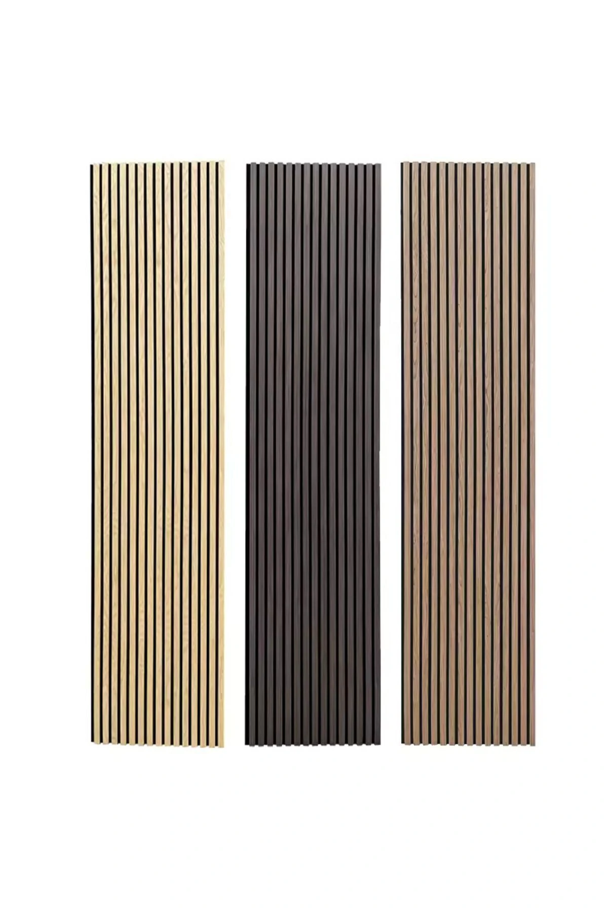 Safir 60x245 Cm Meşe Renk Akustik Ahşap Duvar Paneli