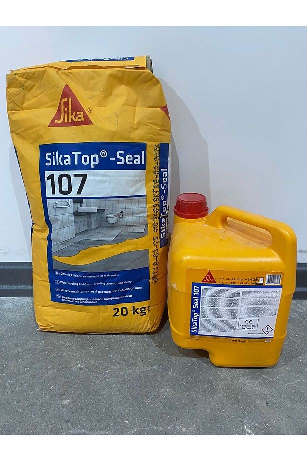 Top® Seal-107 Çimento Esaslı Su ve Nem Yalıtım Malzemesi 25kg(20kg+5kg)