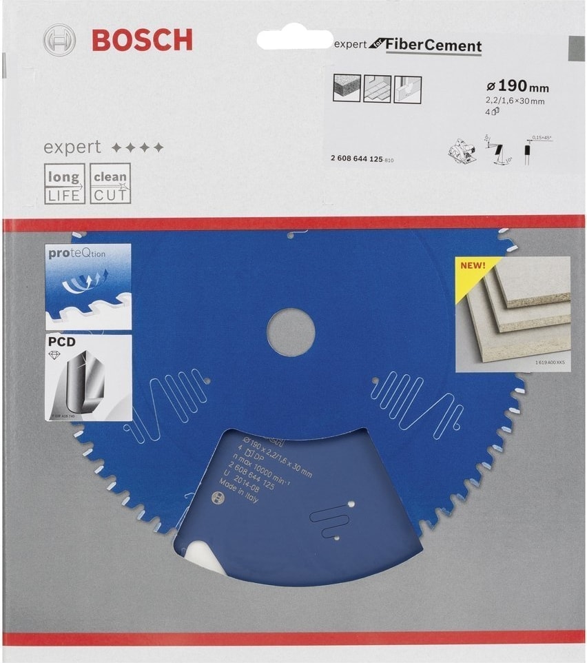 BOSCH Daire Testere Bıçağı Sunta Kesmeler İçin Expert For Fiber Cement