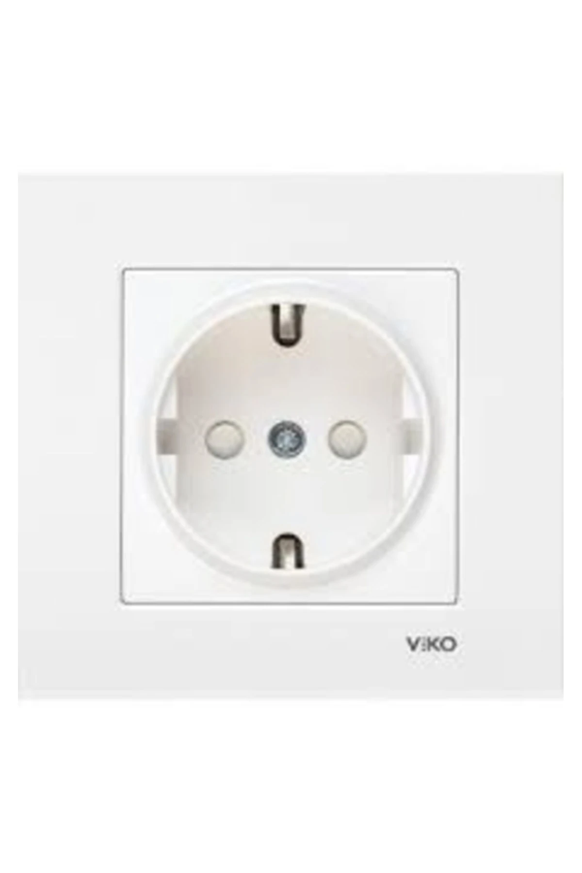 Karre Beyaz Kapaklı Topraklı Priz