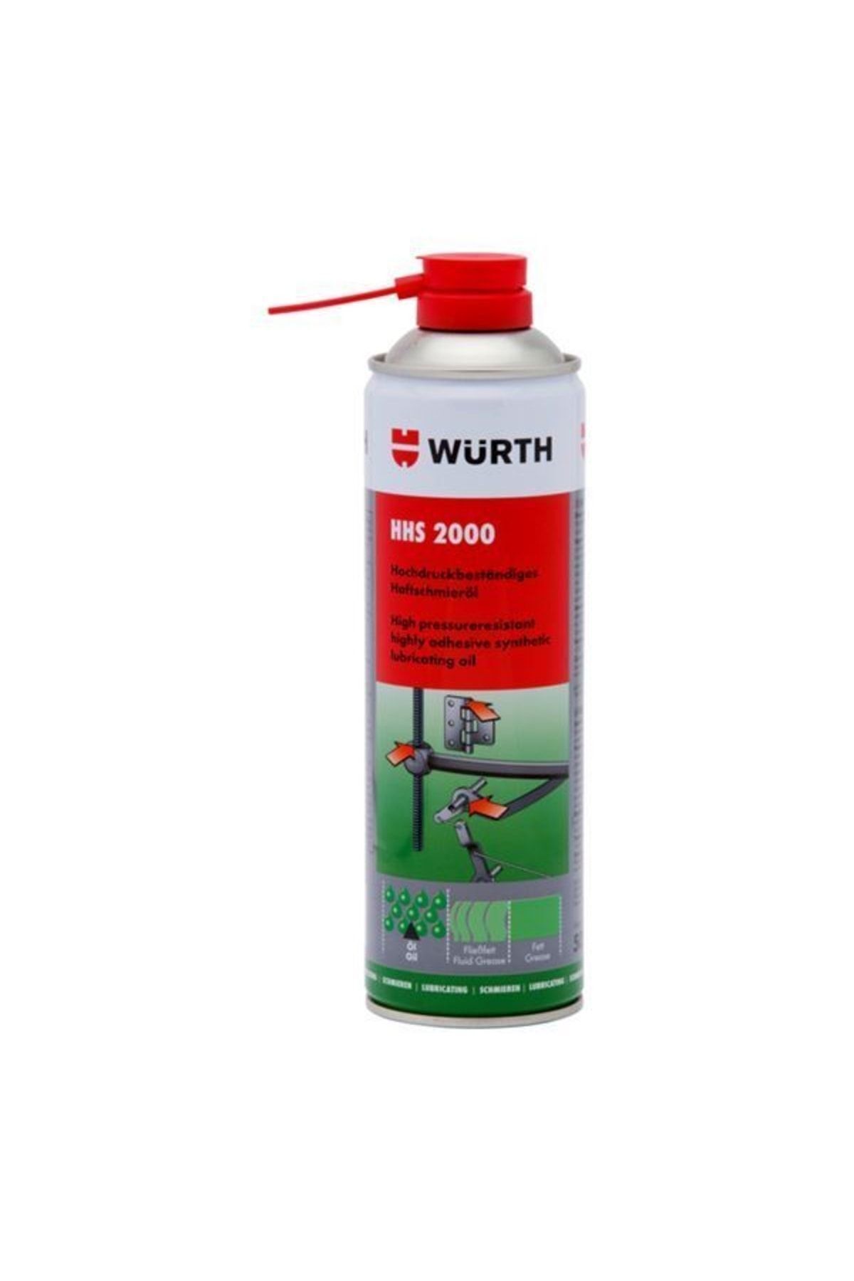 Wurth 89310602812 Sıvı Gres (yağ. Spreyi) Hhs-2000 500 Ml.() W