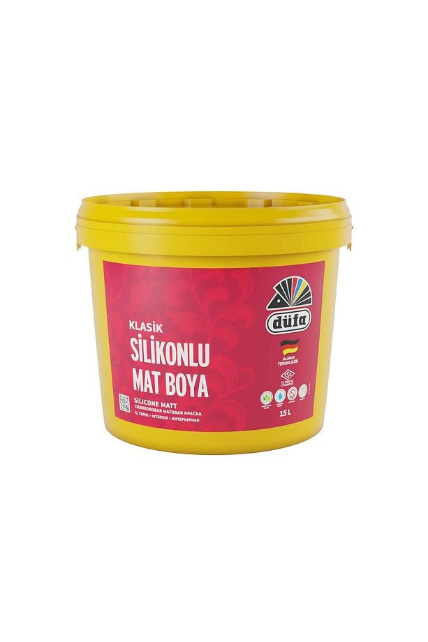 Iç Cephe Duvar Boya Klasik Silikonlu Mat 15 L - Yeni Kartela