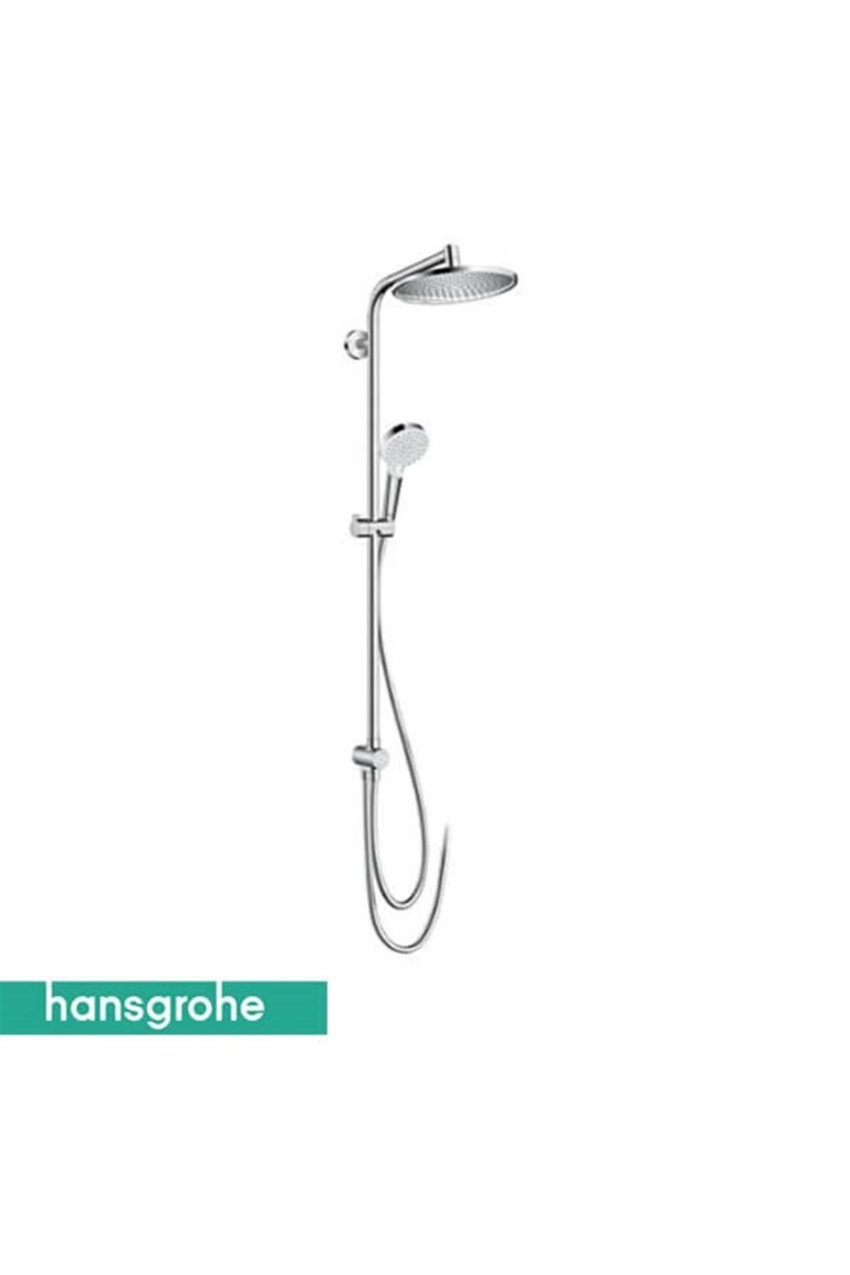 Crometta S Duş kolonu 240 1 jet, EcoSmart, 9 lt/dk, Reno