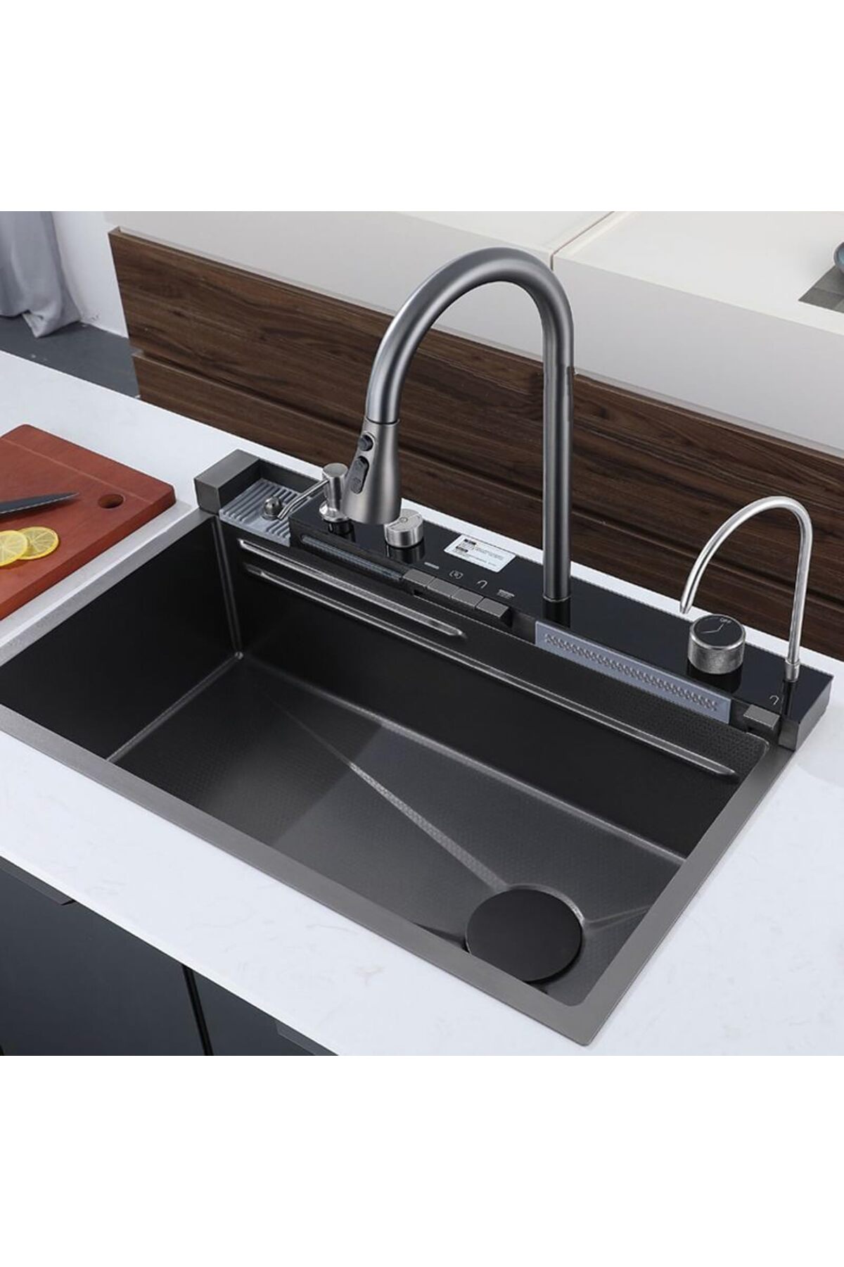 GLPR 7546GUN DİJ. PREMIUM ANTRASİT B.YIKAMA SU ARITMA ŞELALE EVYE