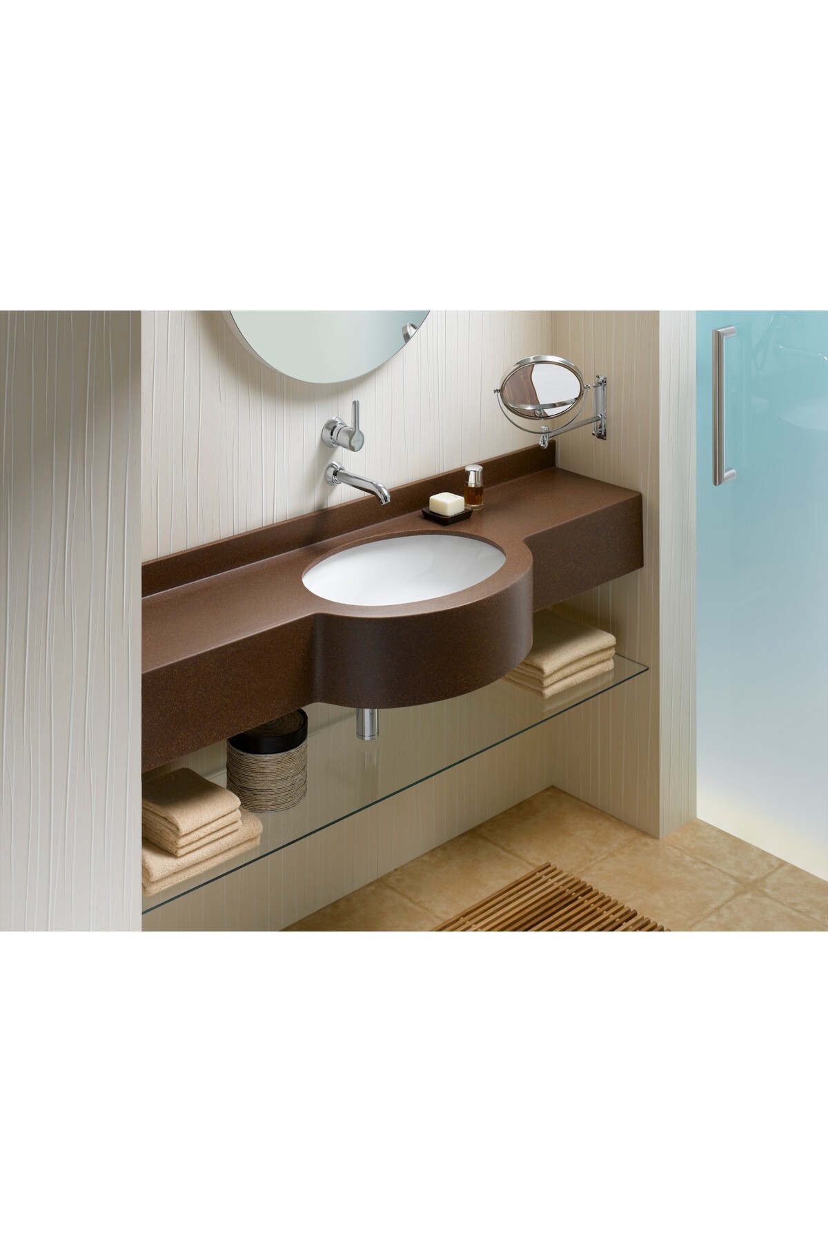S20 6039b003-0012 Tezgah Altı Lavabo, 42 Cm, Beyaz