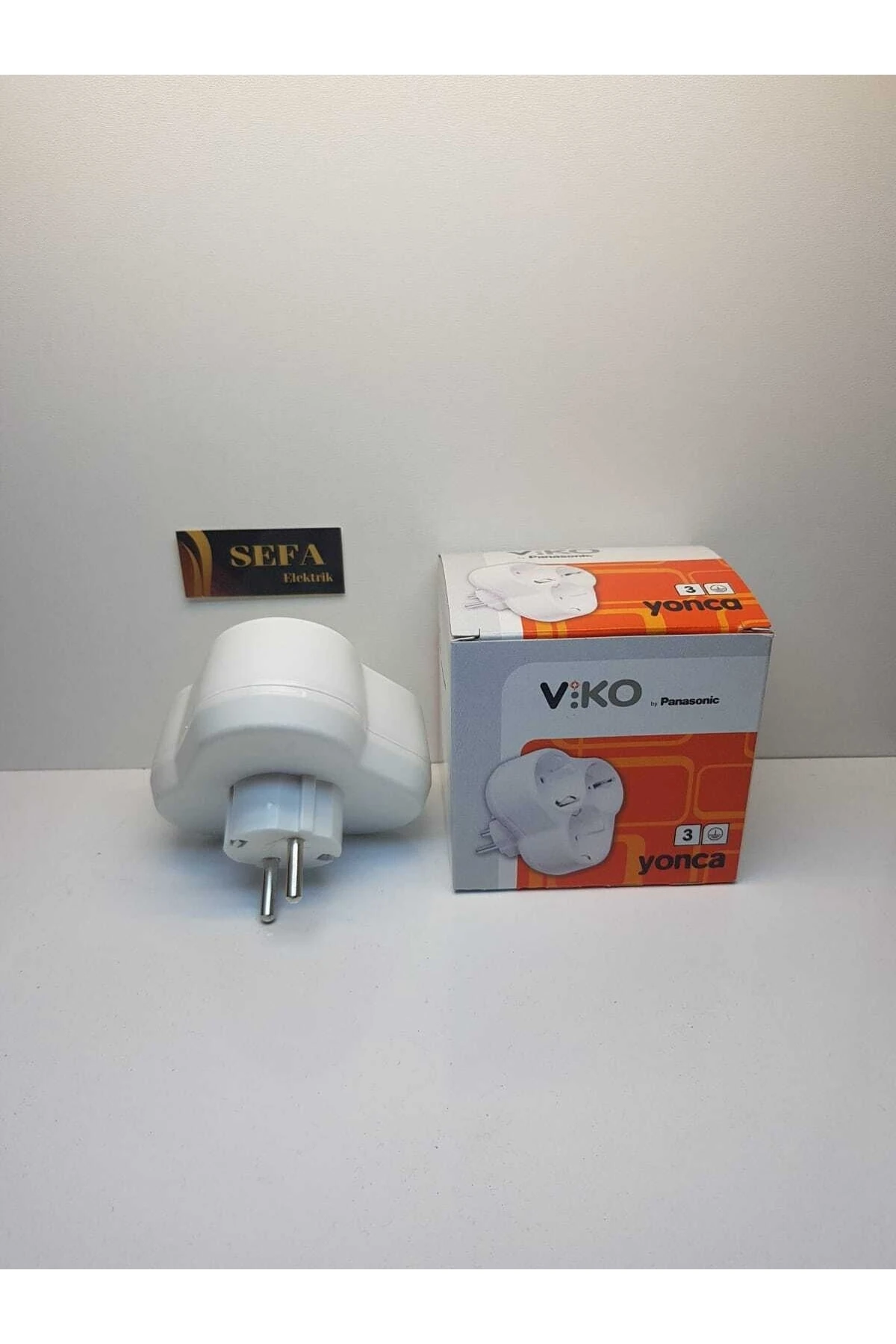 3 Lü Topraklı Fiş Priz Yonca 1 Adet