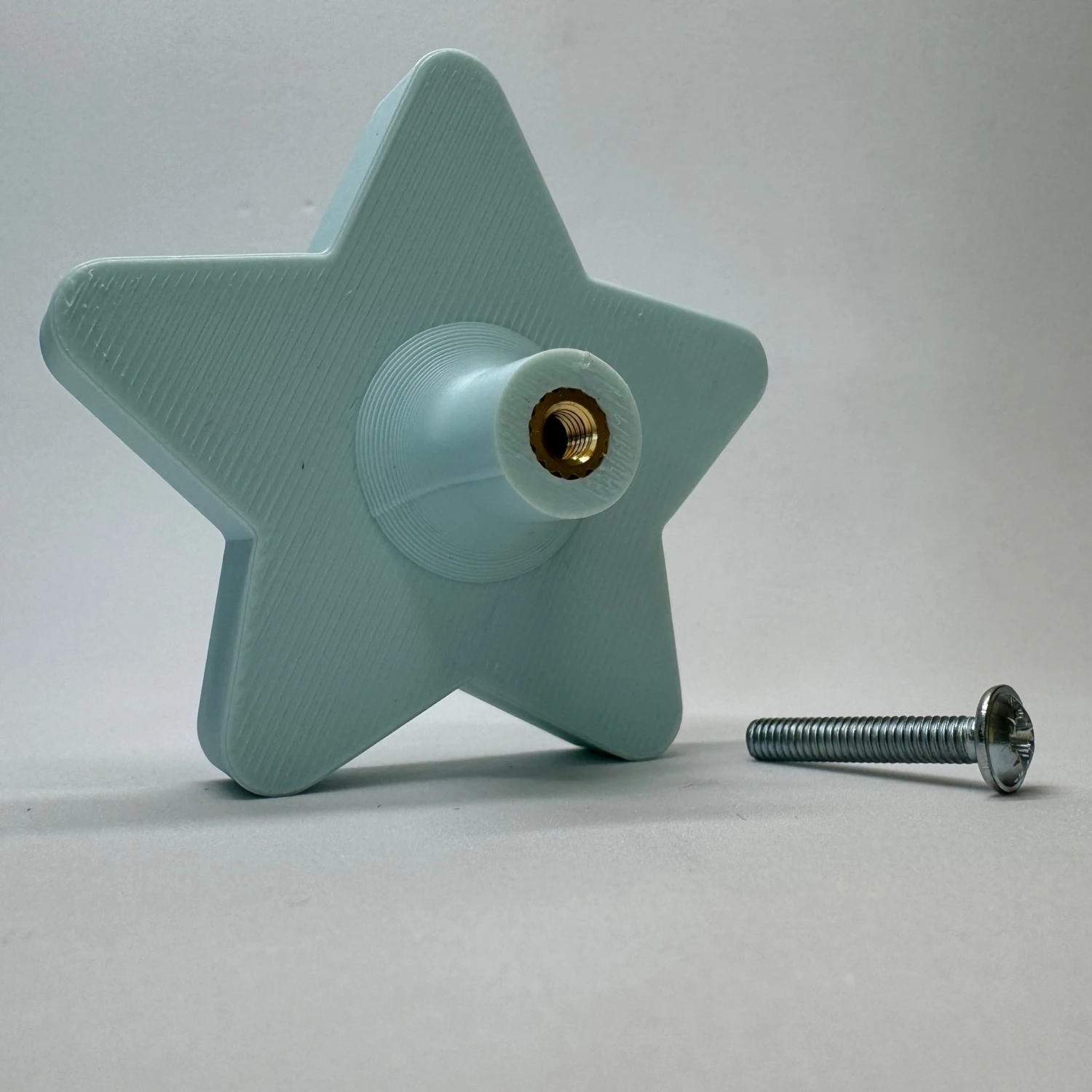 mavi Yıldız Dolap Kulpu - Çocuk Odası, Mutfak ve Banyo Için Parlak ve Dayanıklı Mobilya Kulp