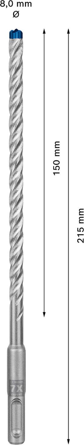 BOSCH Expert Sds Plus-7x Kırıcı Delici Delme Ucu 8 x 150 x 215 mm