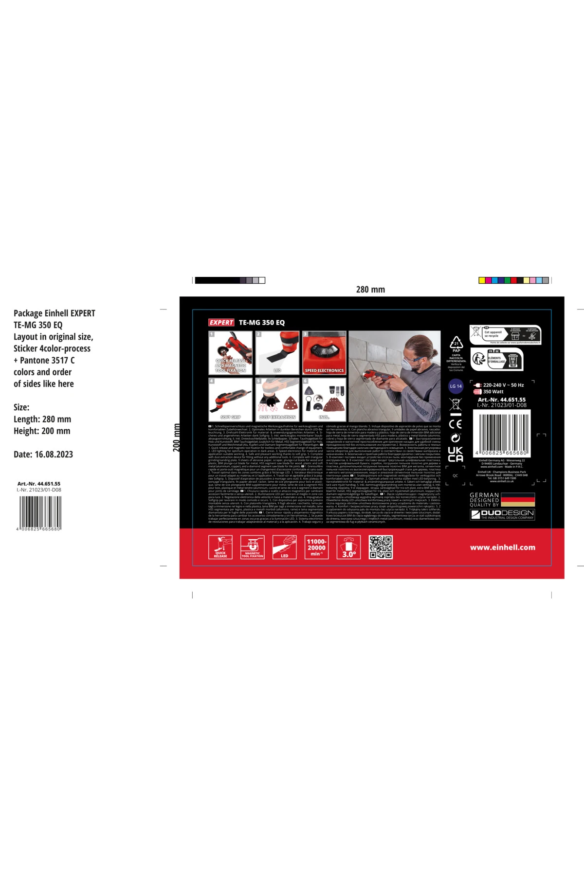 Te-mg 350 Eq, Raspalama Makinesi - 4465155