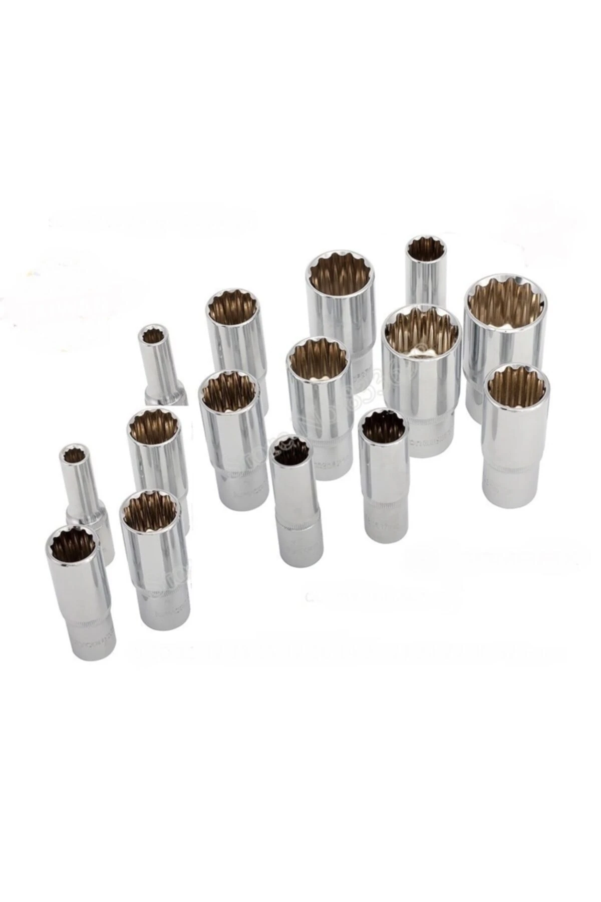 1/2 Lokma Takımı 12 Köşe Derin Lokma Rico Dökme 15 Parça