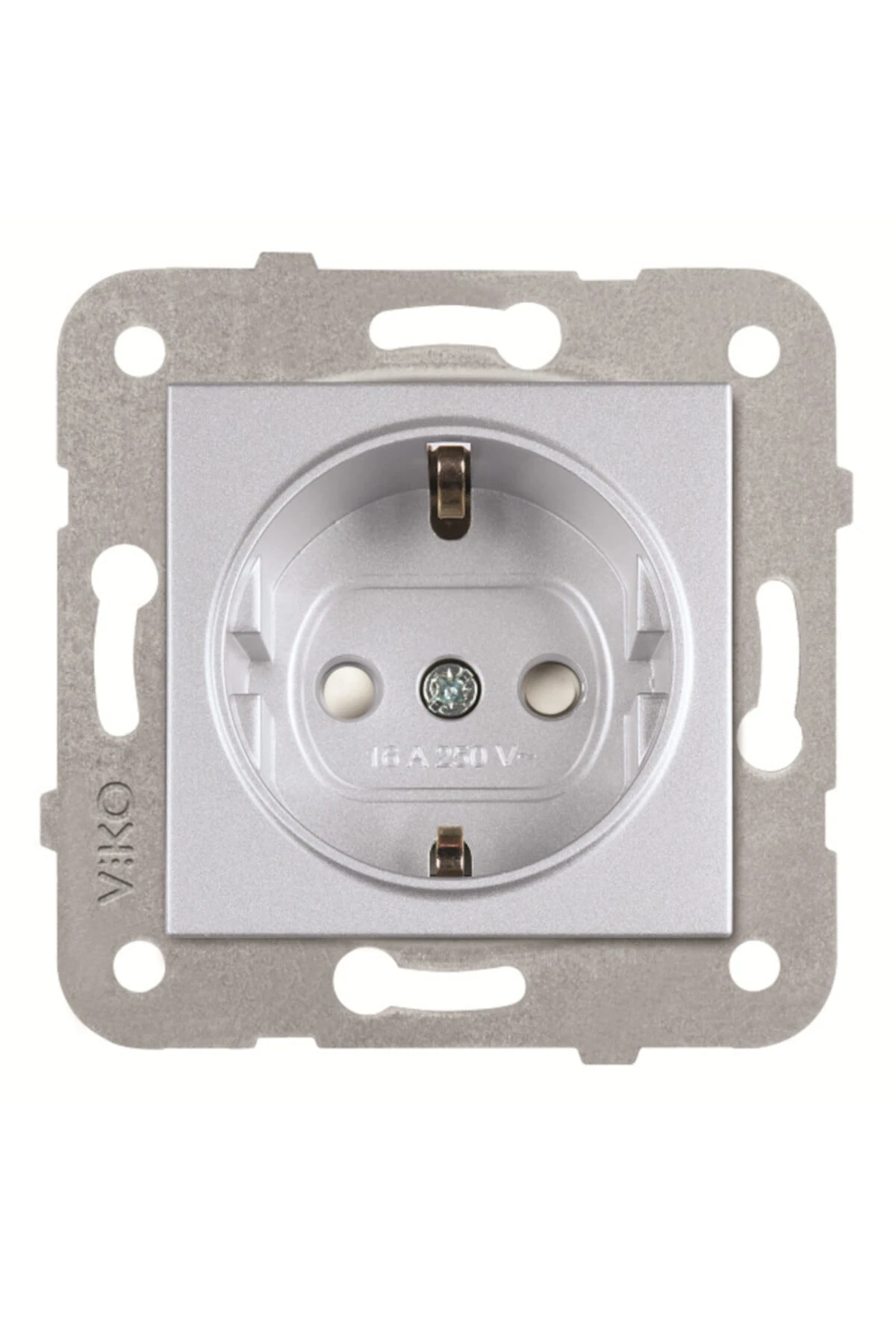 Novella Çocuk Korumalı Topraklı Priz Çerçevesiz (AYNI GÜN KARGO)