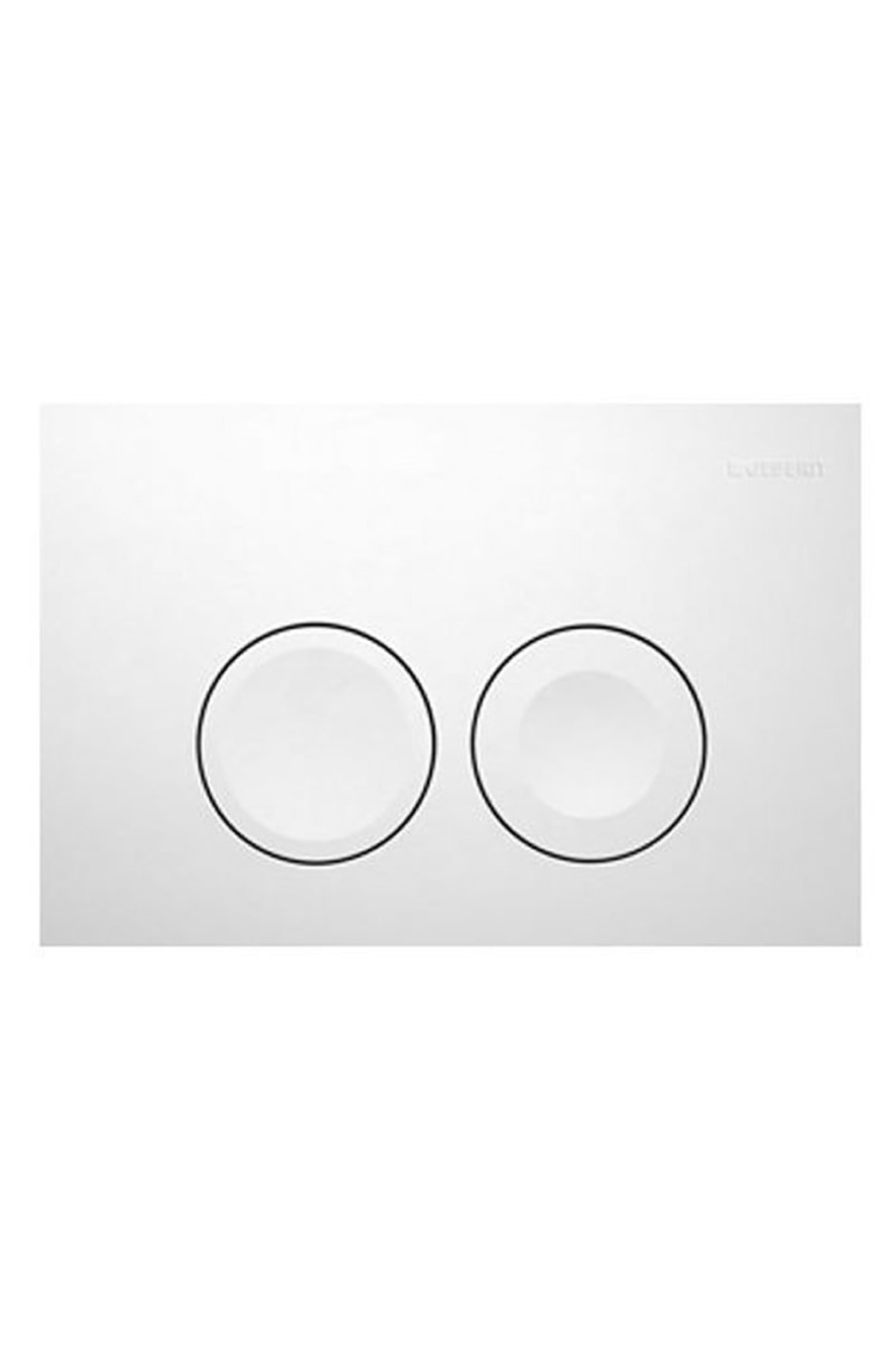 Delta25 115.125.11.5 Kumanda Paneli Çift Basmalı - Beyaz