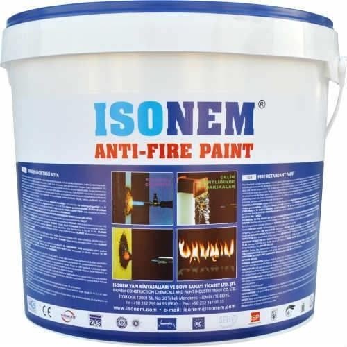 Isonem Antifire Paint Yangın Geciktiren Boya 5 kg Beyaz