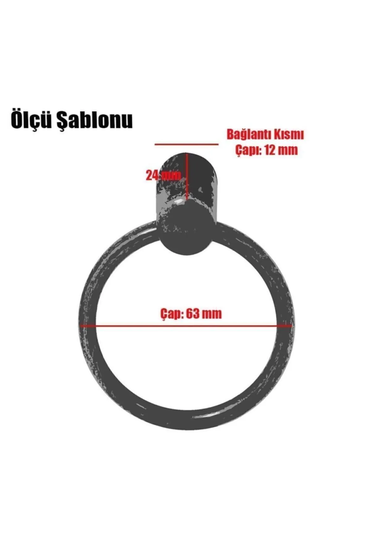 BADEM10 Cordia Sarkaç Mobilya Mutfak Çekmece Dolap Dolabı Kulpu Kulpları Kulbu Metal Halka Kulp (GOLD)