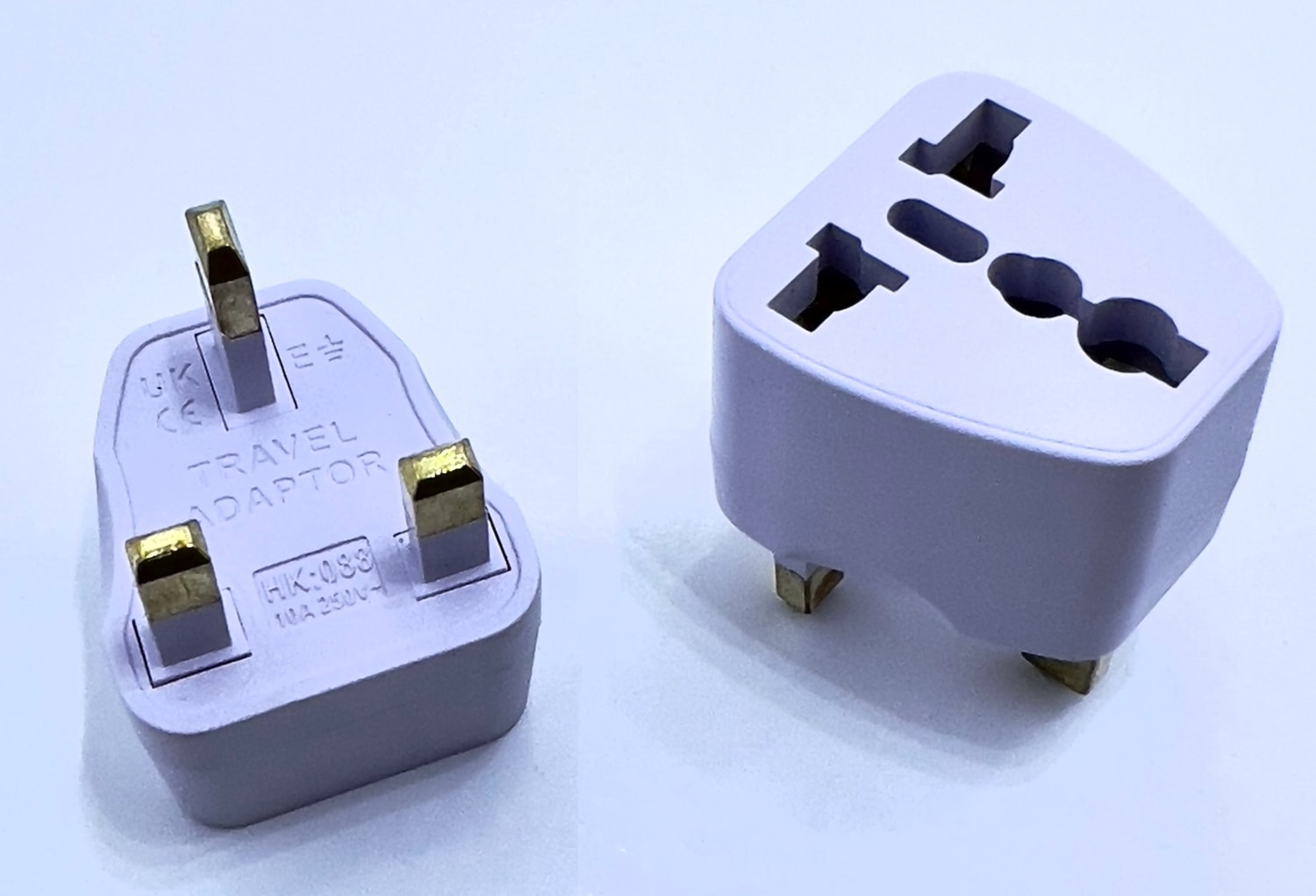 Seyahat Fişi Adaptörü Tip G Plug Adapter Üniversal 3 Pinli Fiş 10A