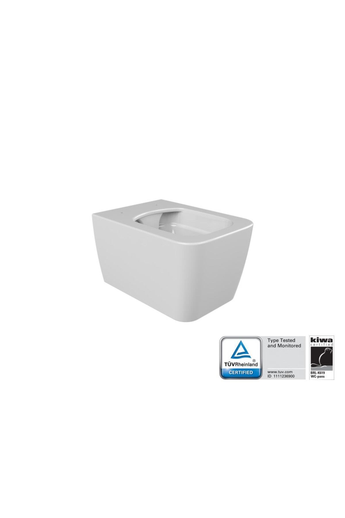 Cerastyle Hera Kanalsız Asma Klozet + Yavaş Kapanır Ince Kapak