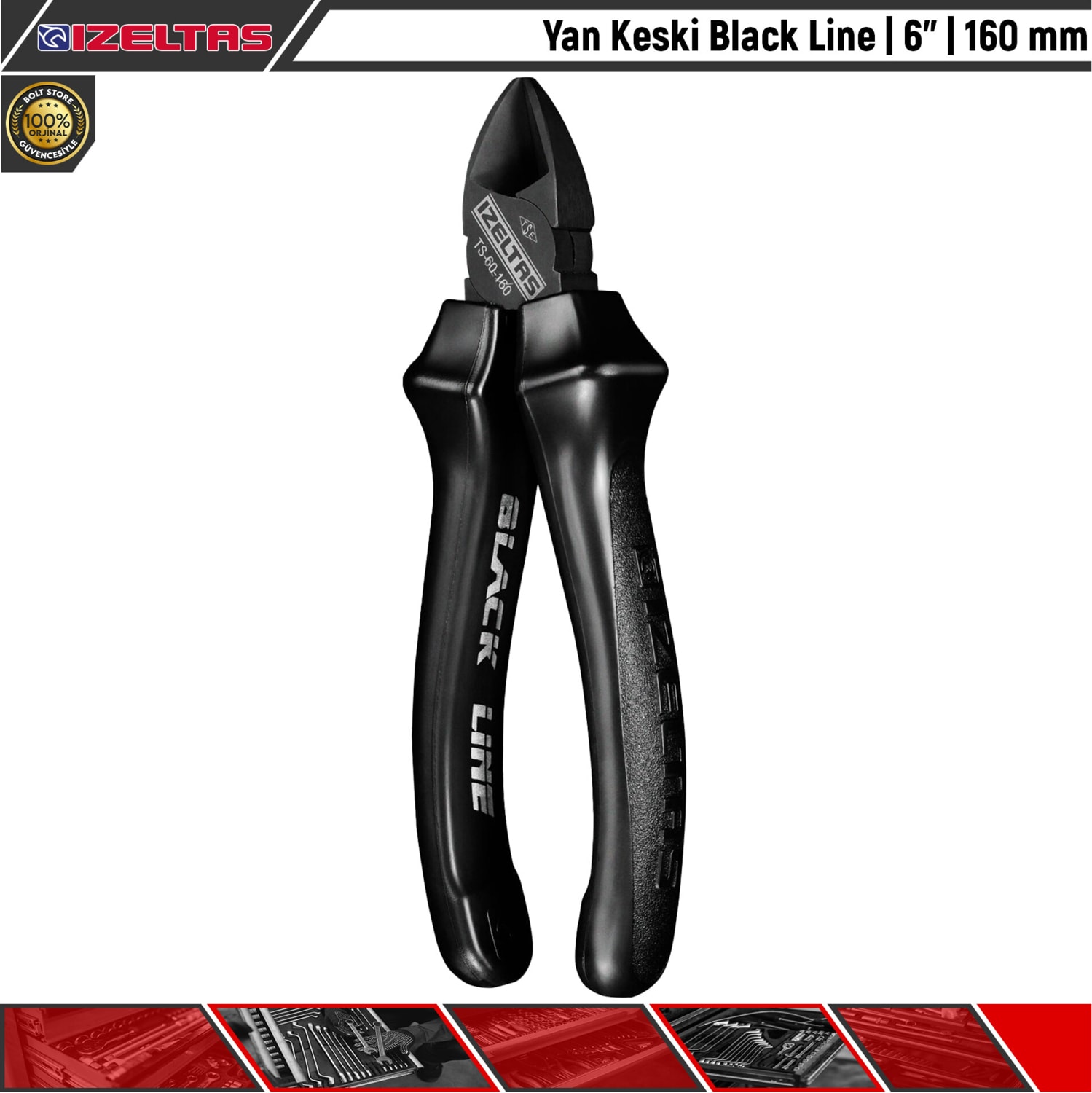 Yan Keski Black Line | 6” | 160 mm