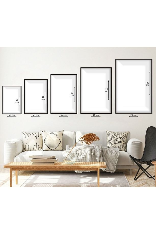 Siyah Metal Çerçeveli Minimalist Soyut Desen Üçlü Kırılmaz Cam Tablo Seti