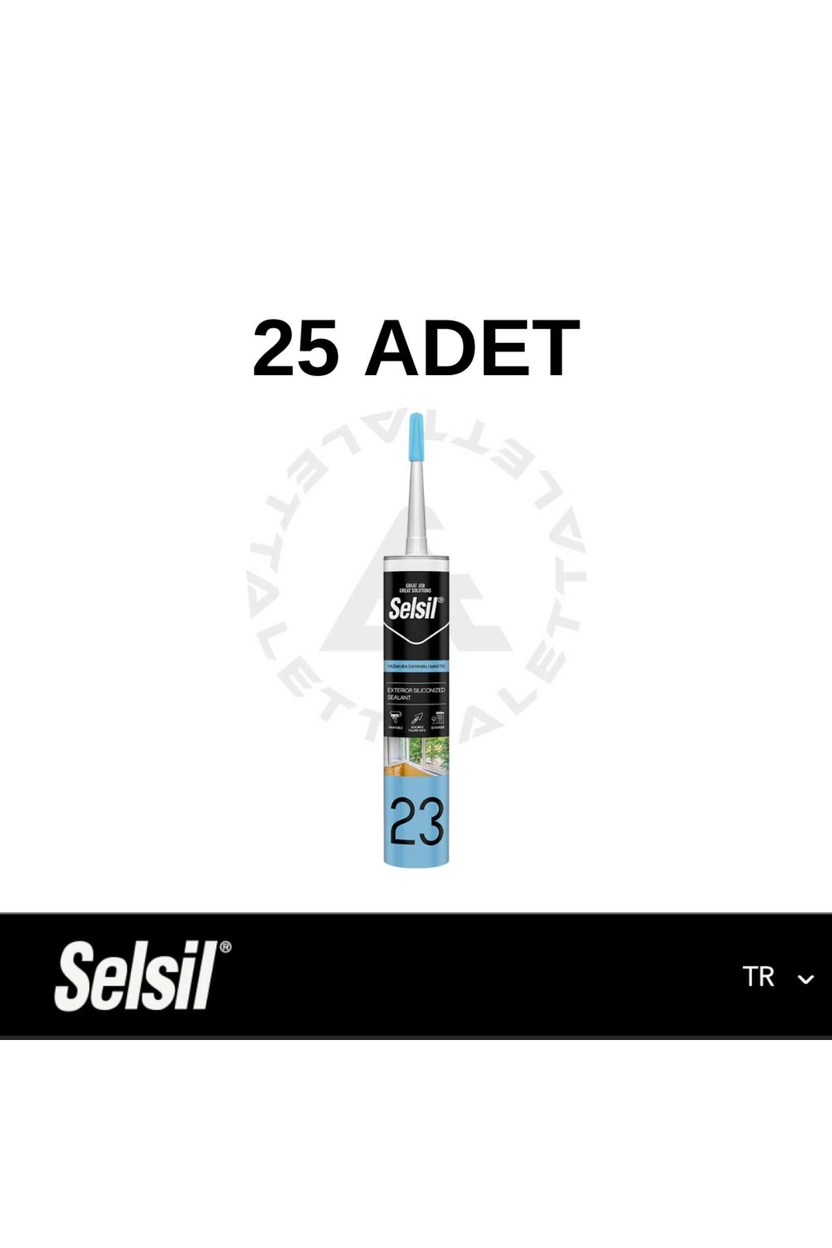 Yağmura Dayanıklı Mastik BEYAZ (25 ADET)