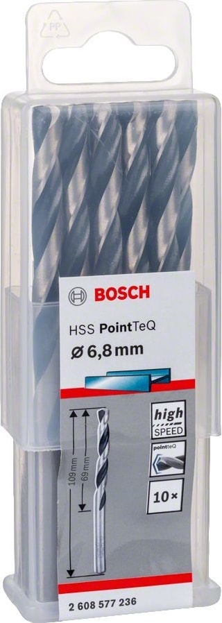 BOSCH - Hss-Pointeq Metal Matkap Ucu 6,8 mm 10'lu 2608577236
