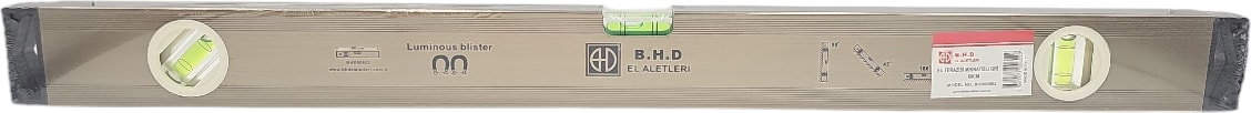 B.h.d BHD00602 60CM Gri Mıknatıslı Alüminyum Su Terazisi