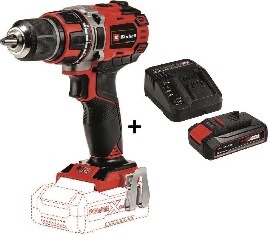 EİNHELL Te-Cd 18/50 Li Bl Kömürsüz Matkap Vidalama + 2. 5 Ah Starter Kit