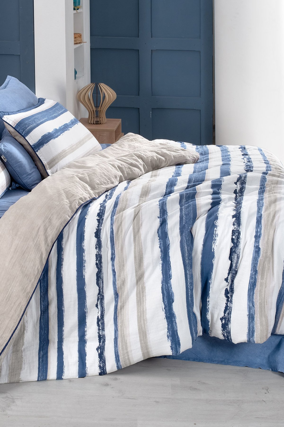 Mundo Çift Kişilik %100 Pamuk Mood Comfort Yıkamalı Nevresim Takımı