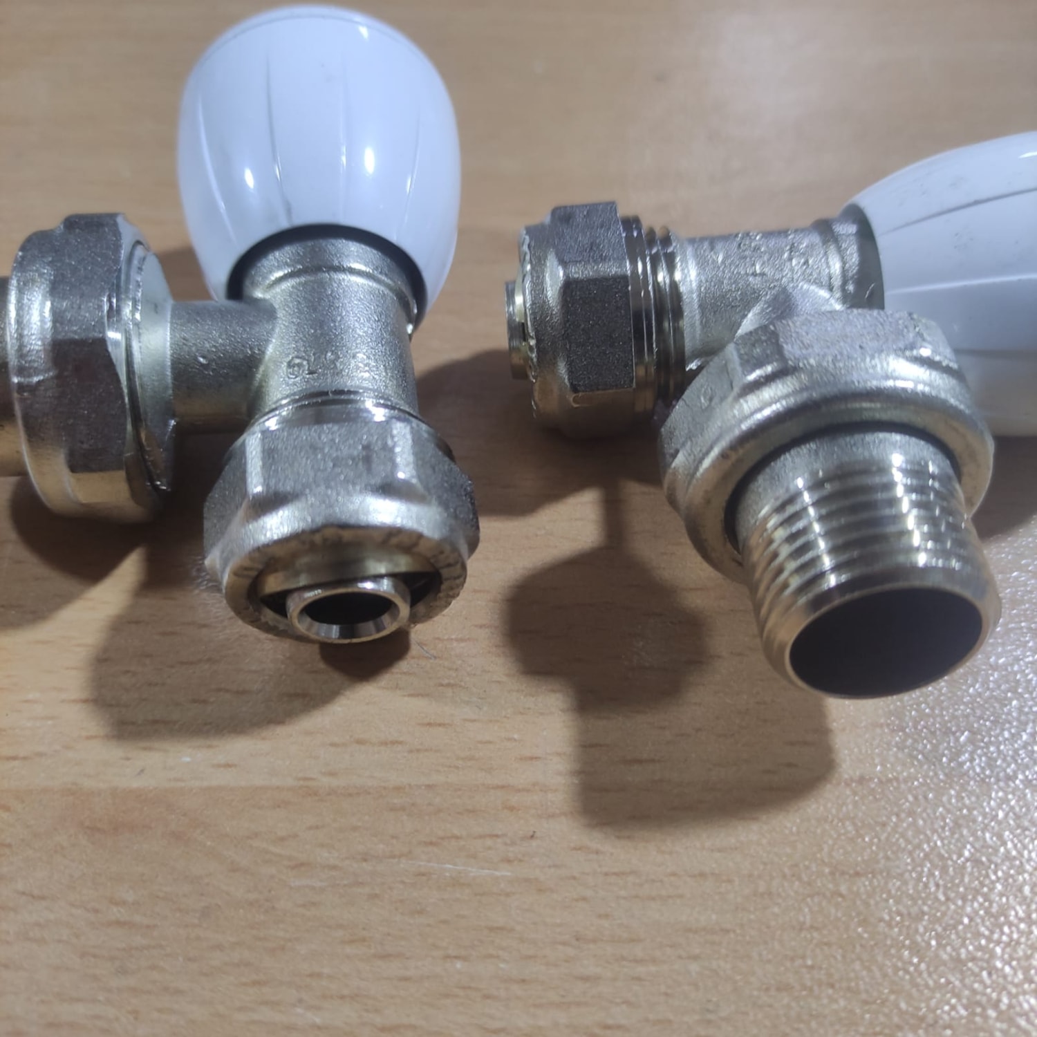 Radyatör Köşe Vanası Pex 1/2 Ikili Set