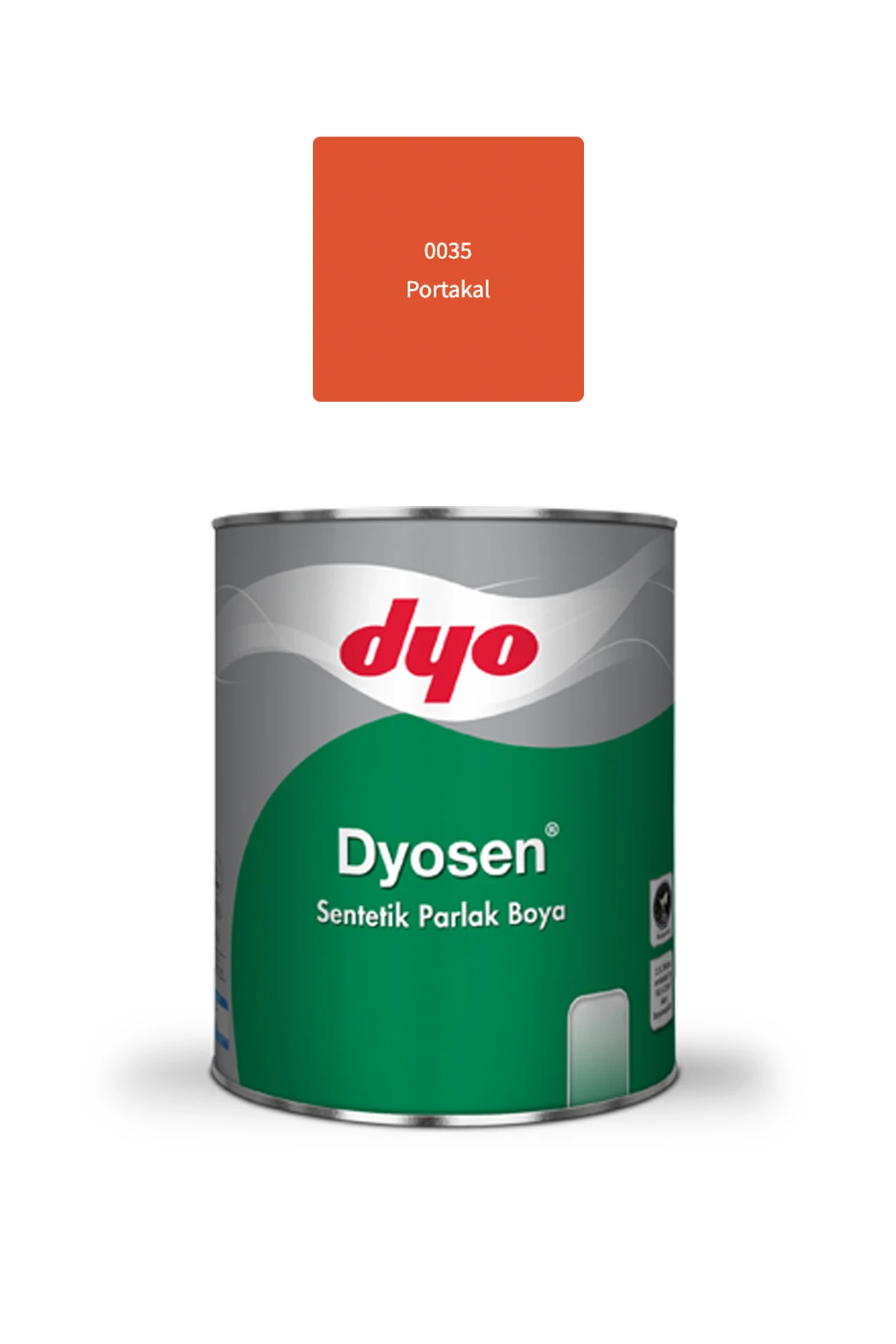 Dyo Sen Sentetik Yağlı Boya Parlak Portakali