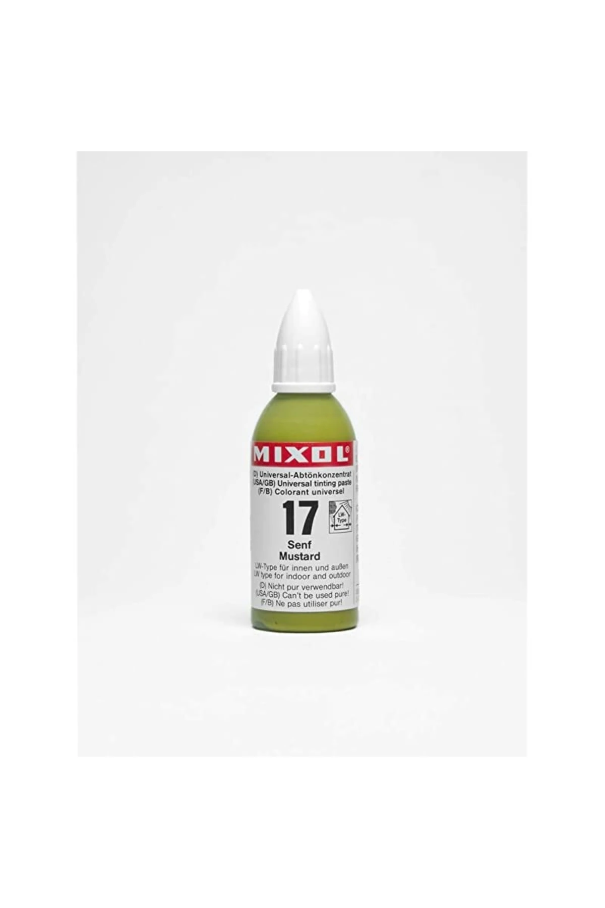 Mixol Renk Tüpü Hardal No:17 20 ml